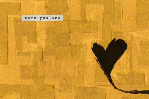 Hier sind Sie Black Flower