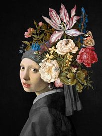 Meisje met de Parel - the Ambrosius Bosschaert Edition von Marja van den Hurk