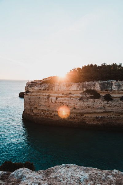 Sonnenuntergang Algarve, Portugal von Dayenne van Peperstraten