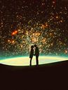 A Cosmic Kiss by Taudalpoi thumbnail