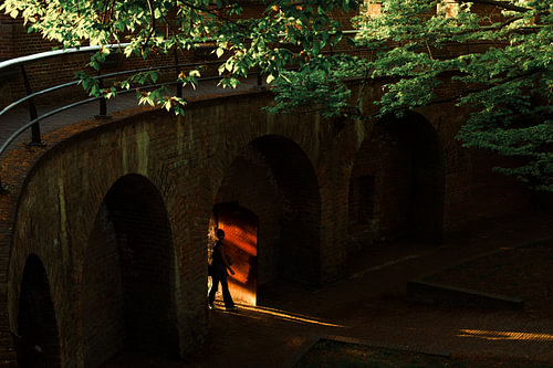Golden Ray of Light in Oude Poort
