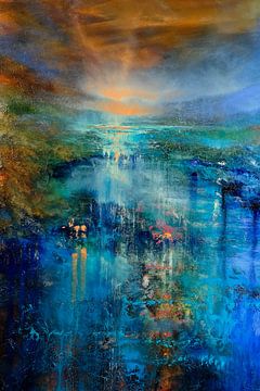 Hier en Nu - geabstraheerd landschap van Annette Schmucker