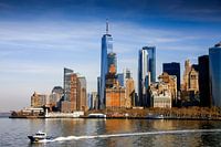 Le centre de Manhattan vu de l'eau