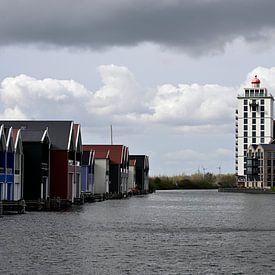 Harderwijk harbour mouth by Gerard de Zwaan