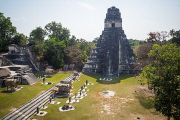 Tikal Guatemala Ruines de l'ancienne cité maya sur Michiel Dros