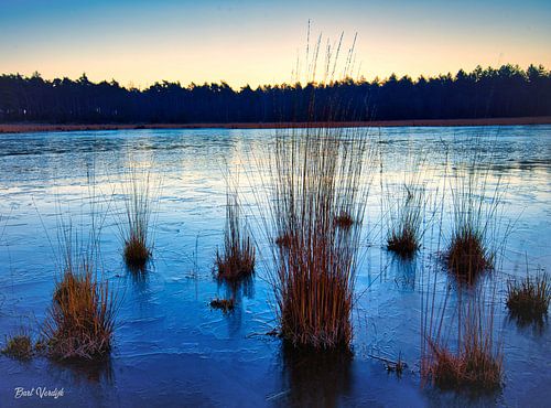Lever de soleil glacé
