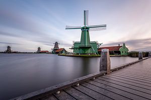 Zaanse Schans - Mühlen - Wasser - Leitungen von Fotografie Ploeg