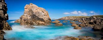 Panorama der bretonischen Küste