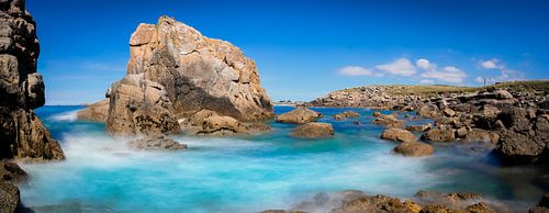 Panorama der bretonischen Küste