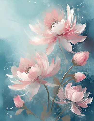 Light pink flowers