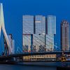 De Rotterdam in the blue hour van Ilya Korzelius