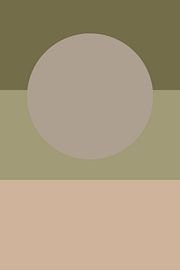 Abstract minimalist landscape in rustic colors by Dina Dankers
