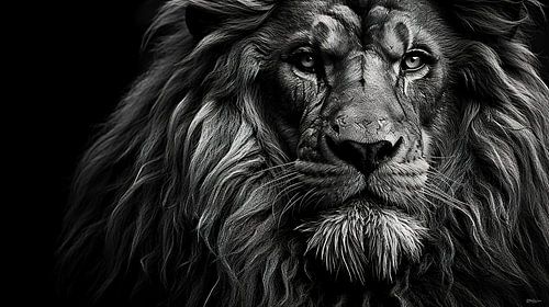 wildlife in black and white