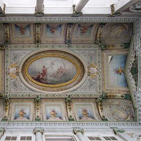Old bath ceiling in Belgium van Mirjam Offeringa