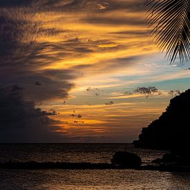 Coucher de soleil Curaçao sur Maikel van Willegen Photography