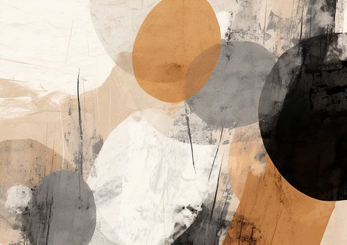 Organisch Vormenspel | Abstract Aardetinten
