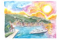 Portofino Italienische Träume mit Luxusyacht und Wasserfront von Markus Bleichner Miniaturansicht