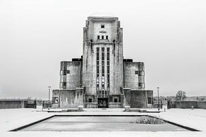 Radio Kootwijk in de sneeuw