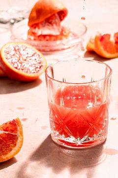 Blood orange juice by Emerald Food Photography