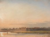 View of the Elbe, Johan Christian Dahl by Meesterlijcke Meesters thumbnail