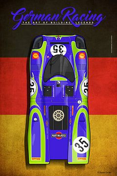 German Racing, 917 Hippie Car No.35 by Theodor Decker
