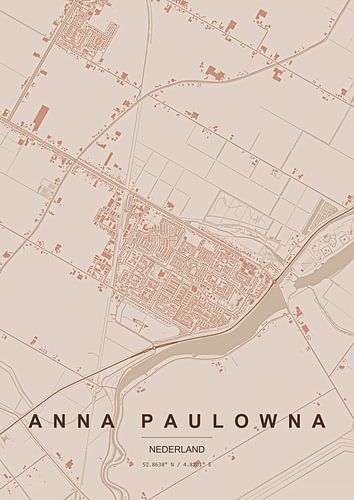 Stadtplan von Anna Paulowna