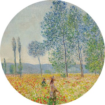 Onder de populieren, Claude Monet
