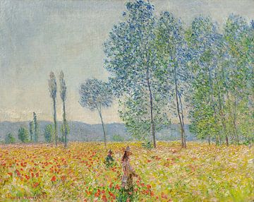 Onder de populieren, Claude Monet