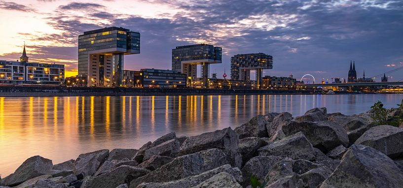 Köln Skyline Panorama von Frank Herrmann