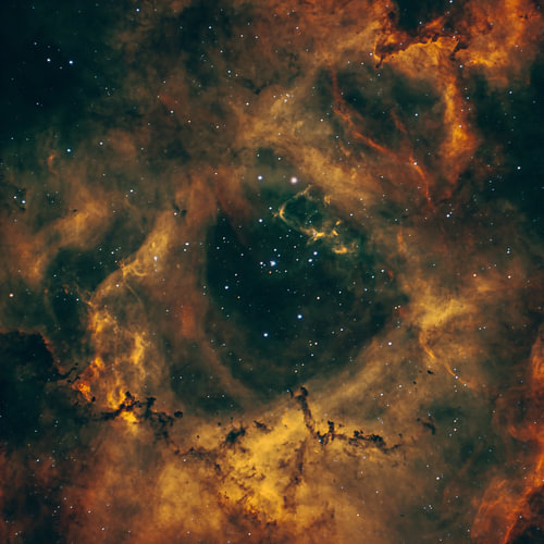 Hart van de kosmische roos – Rosettenevel NGC 2237