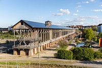 Gradierbau (zoutziederij) in het kuurpark van Bad Dürkheim