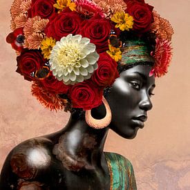 Vrouwen portret Royal Grace of fall van Sander Van Laar