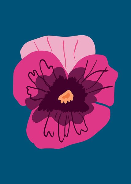 Rosa Veilchen von Studio DZW