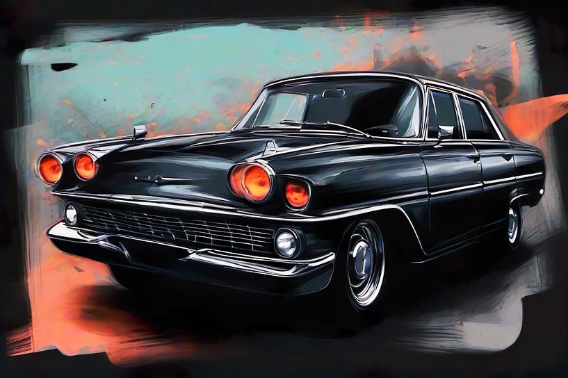Voiture de style classique par Nz Art