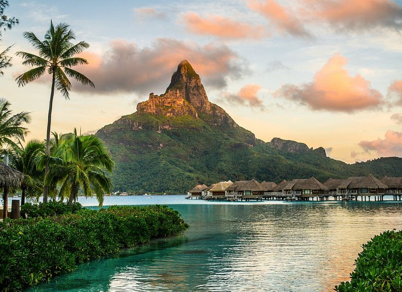 Sunrise Bora Bora by Ralf van de Veerdonk