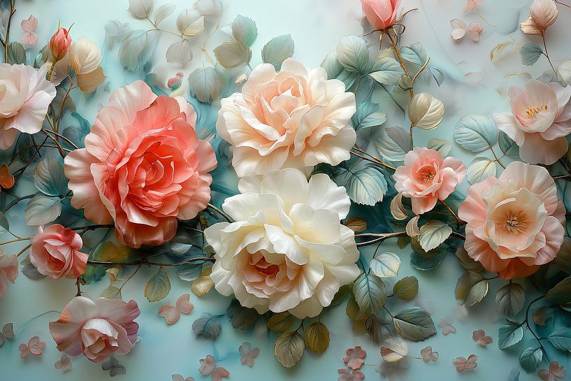bloemen design versiering van Egon Zitter