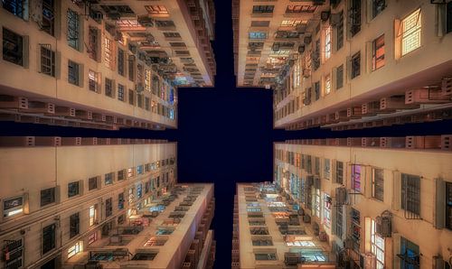 Hong Kong architecture by Photo Wall Decoration