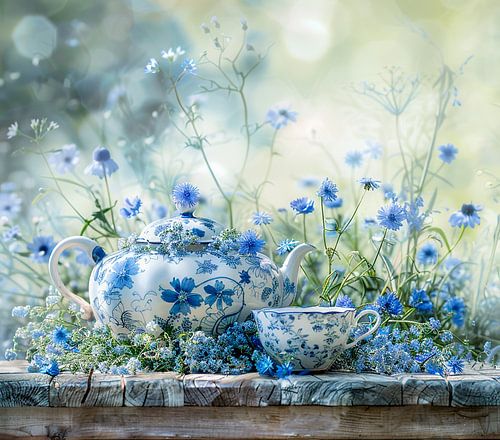 Summery bouquet for indoors and outdoors.