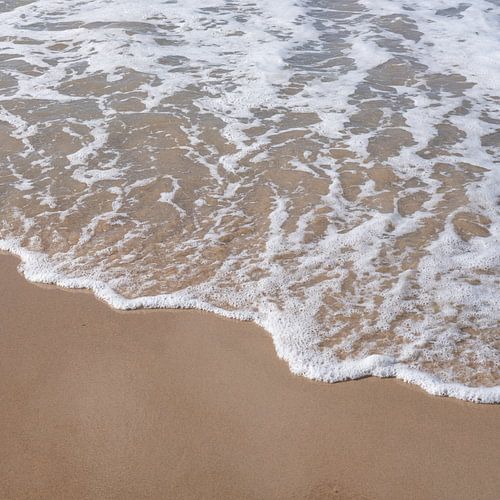 Abstraktes Wellenbild - modernes Wandbild Meer