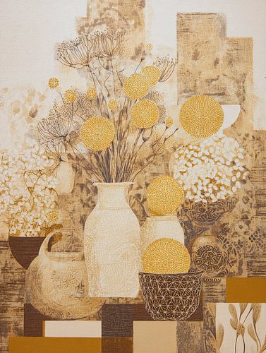 Flower Vases | Floral Vibes by Eye catching paintings