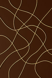 Modern Verspielte Linien in modernem Relief in kaffeebraun