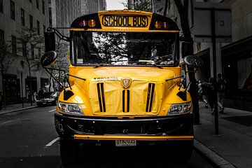 School Bus, New York City von Eddy Westdijk