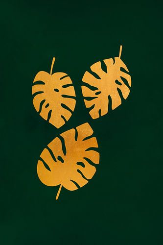 Emerald Golden Leaves