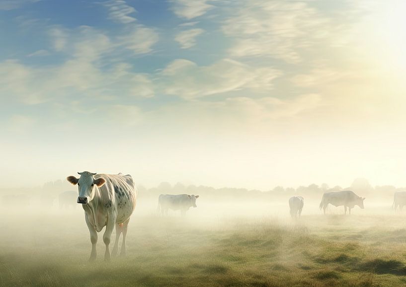 Dutch landscape by Eye catching paintings