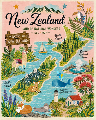 New Zealand – Land of Natural Wonders