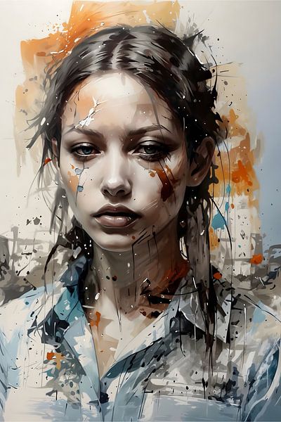 Eine junge Frau von Ljupka Kareska