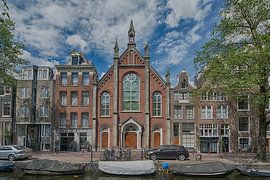 Kirche auf dem Bloemgracht in Amsterdam von Peter Bartelings