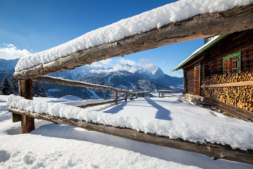 Winter an der Eckenhütte von Andreas Müller