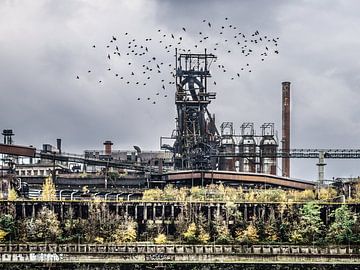 Oude staalfabriek, Luik van Hans Vos Fotografie