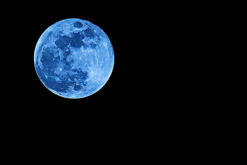 Super lune bleue par Art by Jeronimo